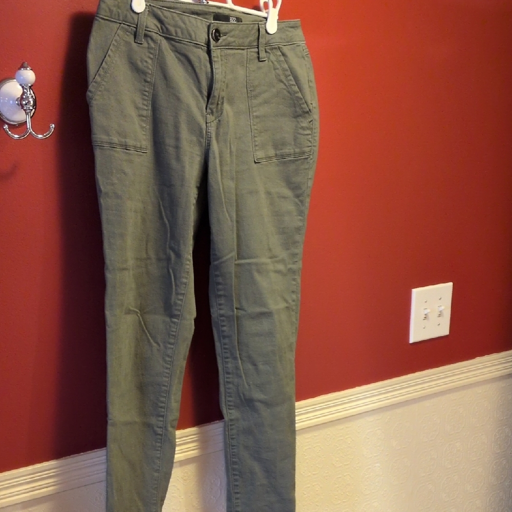 Olive Green 1822 Casual Pants